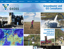 Tablet Screenshot of geoss.co.za